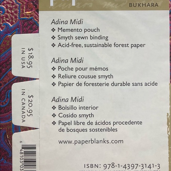 Adina Hardcover Journal - Picture 2 of 3
